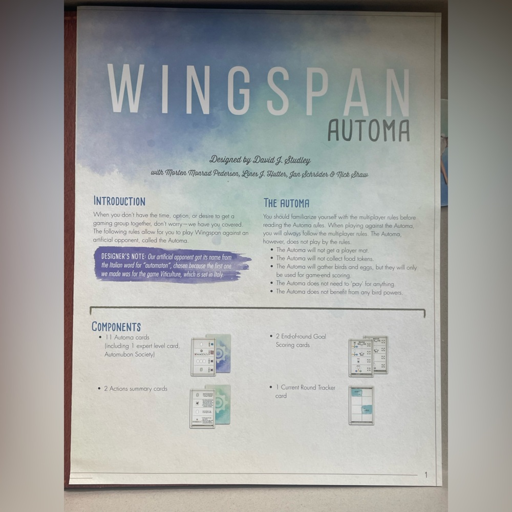 Wingspan Board Game by Stonemaier Games — White and Orange Bird Artwork - Picture 10 of 15